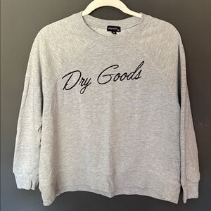 Dry Goods XS gray Sweatshirt